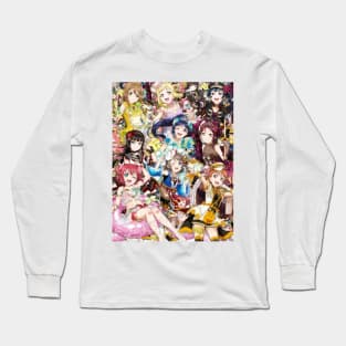 Love Live Sunshine Aqours Collage Long Sleeve T-Shirt